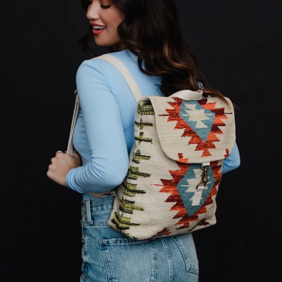 NWT Aztec Southwestern  Backpack - Picture 3 of 4